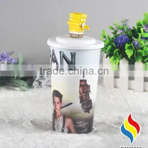 BPA Free pp Plastic Tumber With Figurine Topper thumbnail-1