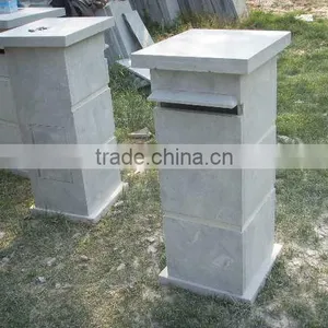 Outdoor Decoration Cheap Antique Granite Stone Mailbox Wholesale thumbnail-2