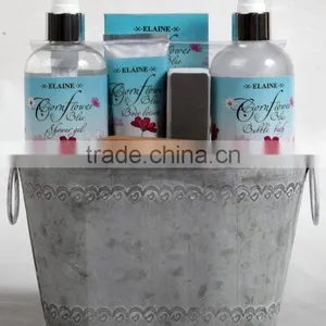 6 PCS BATH SET W/STEEL DRUM thumbnail-1