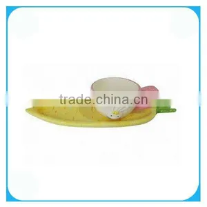 Cute Ceramic Dish And Mug In Easter Rabbit And Radish Design thumbnail-1