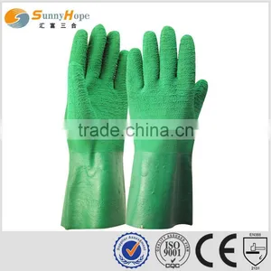 SUNNYHOPE Latex on Palm Coated Back Open Gloves thumbnail-1