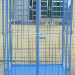Blue Collapsible Roll Cage Container For Transporting ISO9001 thumbnail-1