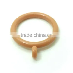 Rod Pole Plastic Curtain Ring Light Brown, ID34mm/OD46mm & ID26mm/OD33mm thumbnail-2
