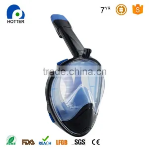 High Quality Silcione Full Face Snorkel Mask thumbnail-3