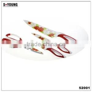 52001 4 Pcs Non-stick Knife With Abs Handle thumbnail-1