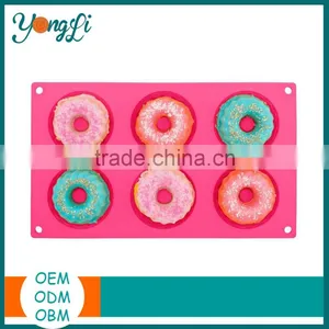 Non - Stick Dishwasher Safe Mini Ring Shape Silicone Cake Mold thumbnail-1