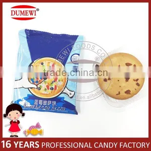 Cranberry/ Blueberry Flavor Pizza Shape HALAL Cookies Biscuits thumbnail-4