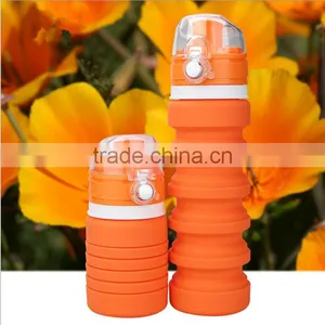 UCHOME TOP Hot Sale Outdoor 100% Food Grade Travel Foldable Collapsible Silicone Water Bottle thumbnail-4