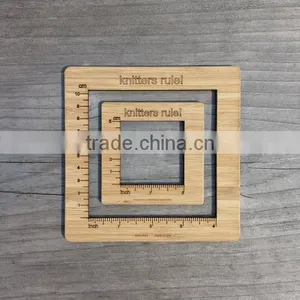 Laser Engraved Bamboo Ruler thumbnail-3