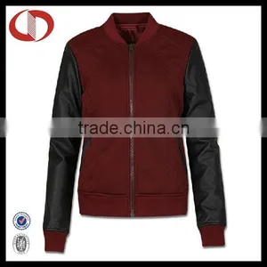 Lastest Design Women Baseball Jacket Model thumbnail-1
