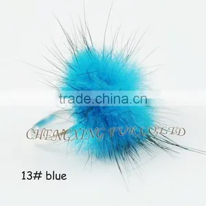 CX-A-27 Genuine Mink Fur Ball Finger Ring thumbnail-5