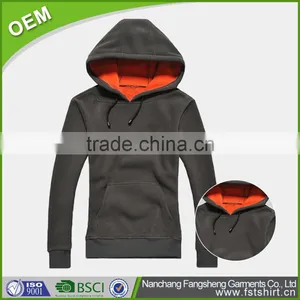 Ladies Fashion High Collar Blank Hoodie Sweatshirts Unique Collar Design Hoodies thumbnail-1