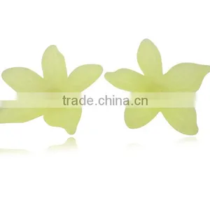 Custom Flower Design Acrylic Charm Cheap Handmade Flower Charms for Diy Jewelry Accessories thumbnail-3