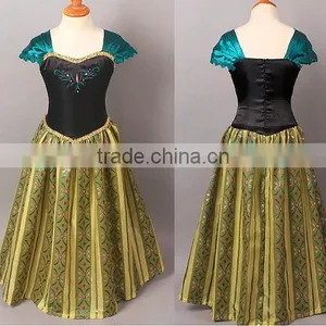 Girls Frozen Elsa Anna Dress thumbnail-3
