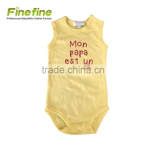 Hot Sale 100% Cotton Oem Manufacturer Plain Color Baby Rompers thumbnail-5