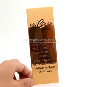 Custom Gold Engraved Metal Self Adhesive Nameplate With Logo thumbnail-2