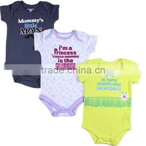 2016 New Arrival Baby Clothes Romper Cheap Price Baby Carters Bodysuits Manufacturer thumbnail-1