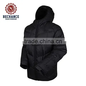 100% Nylon Wind Proof Black Men Jacket With Hood thumbnail-3