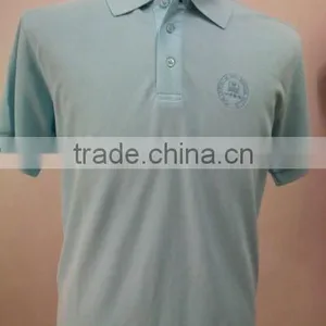 Work Uniform Polo T-Shirt With Custom Made Embroidery Logo thumbnail-1