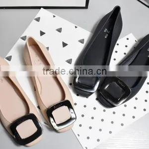 Flat Melissa Shoes for Women, Square Button Type Melissa thumbnail-2