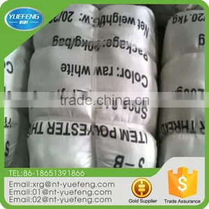 China Eco-Friendly Stranded Wire 100% Polyester Raw Silk Hanks Yarn thumbnail-1
