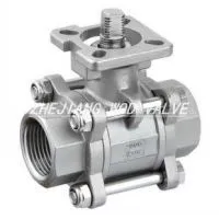 Stainless Steel 3pc Screwed Ball Valve thumbnail-3