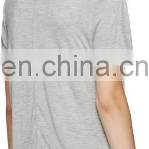 T-shirt Manufacturer Custom Short Sleeve Viscose Jersey Blank T-shirt thumbnail-4