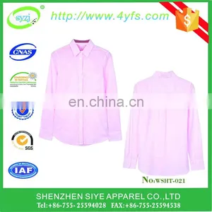 Pink Design Wholesale Office Wear Ladies Formal Shirt thumbnail-1