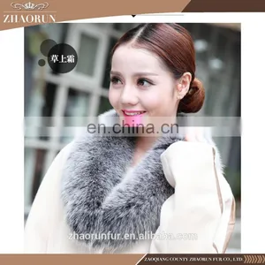 Factory Wholesale Price Real Fox Fur Collar for Garment thumbnail-5