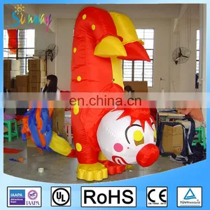 Cute Giant Inflatable Handstand Clown thumbnail-1