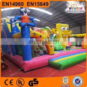 Newest Design Custom Popular Used Largest Inflatable Kids Amusement Park thumbnail-1