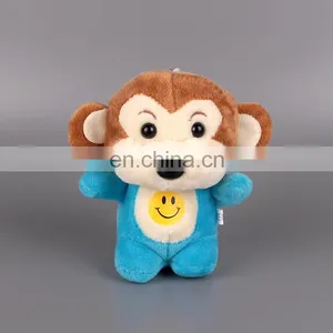 Cute Soft Stuffed Monkey Plush Toy Keychain With Sucker thumbnail-4