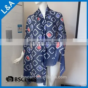Diamond 60s Viscose Scarf Long Scarves for Women thumbnail-1