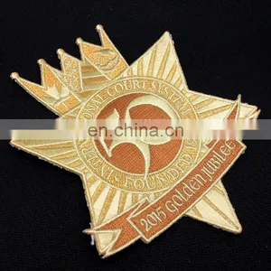 Best Selling Logo Patches Embroidered Iron on Fabric thumbnail-5