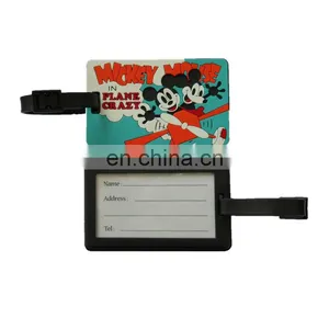 2013 Promotional Soft PVC Rubber Luggage Tag thumbnail-2