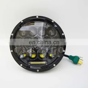 Engergy Saving 7 Inch Round 75w Led Head Lamp With High Beam Low Beam for Jeep for Harley thumbnail-1
