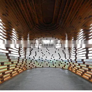 Corten Steel Sculpture Decoration for Library thumbnail-5