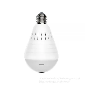 Panoramic IP Two-Way Audio Light Bulb Wireless Video Camera thumbnail-1