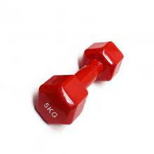 Factory Price Custom 5 Kg Vinyl Hex Dumbbell thumbnail-1