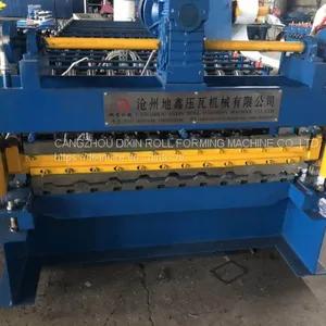 Professional Low Price Double Layer Roof Roll Forming Machine Tile Pressing Forming Machine thumbnail-4