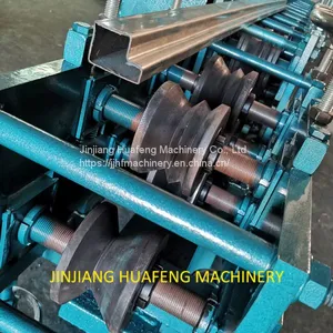 Stainless Steel Door Framing Roll Forming Machine, P Section Pipe Roll Former Machinery thumbnail-1