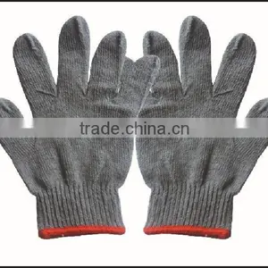 Manufacturing Grey Cotton Work Gloves/ Hand Protection Glove thumbnail-1