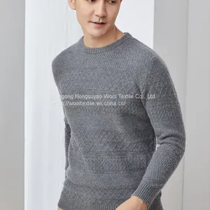 Fashion Knitted Pullover Cashmere Sweater Men Casual Sweater for Sale thumbnail-4