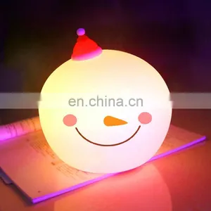 Portable Cute Sheep Silicone Led Night Light ,touch Sensor Beside Table Lamp for Bedroom thumbnail-4