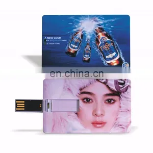 OEM Plastic Card USB Credit Card With Custom Logo 512mb 1gb 2gb 4gb 8gb 16gb 256gb thumbnail-1
