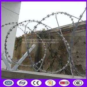 Galvanized Steel Razor Barbed Wire thumbnail-1