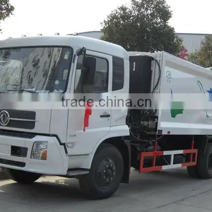 12cbm Dongfeng Trash Compactor Truck thumbnail-1