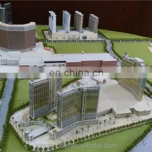 High Quality 3d Miniature City Plan Building Model for Development thumbnail-4