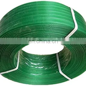 High Strength Green Color Embossed Plastic Polyester Strap Pet Strapping Belt for Goods Binding thumbnail-3