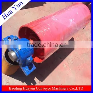 Conveyor Bend Drum Pulley With Rubber Surface thumbnail-1